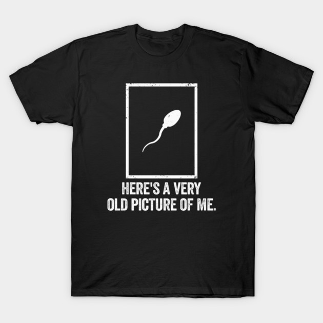 Here’s A Very Old Picture Of Me Funny Biology Humor Distressed T-Shirt